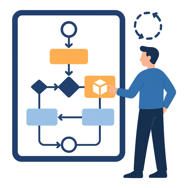 Workflow Mapping Illustration